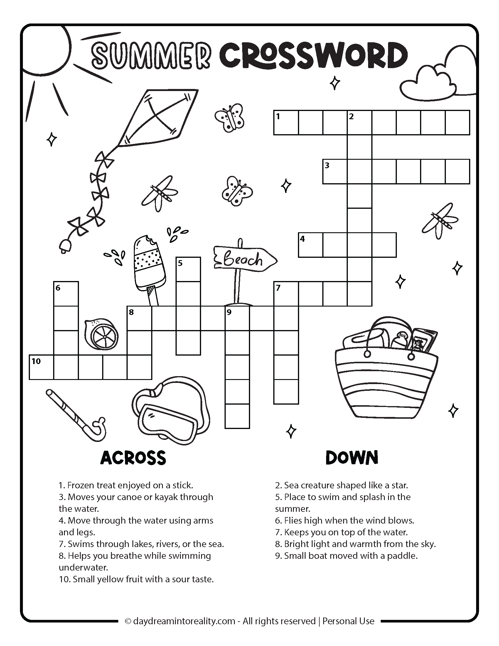 Word Puzzles Printable Easy