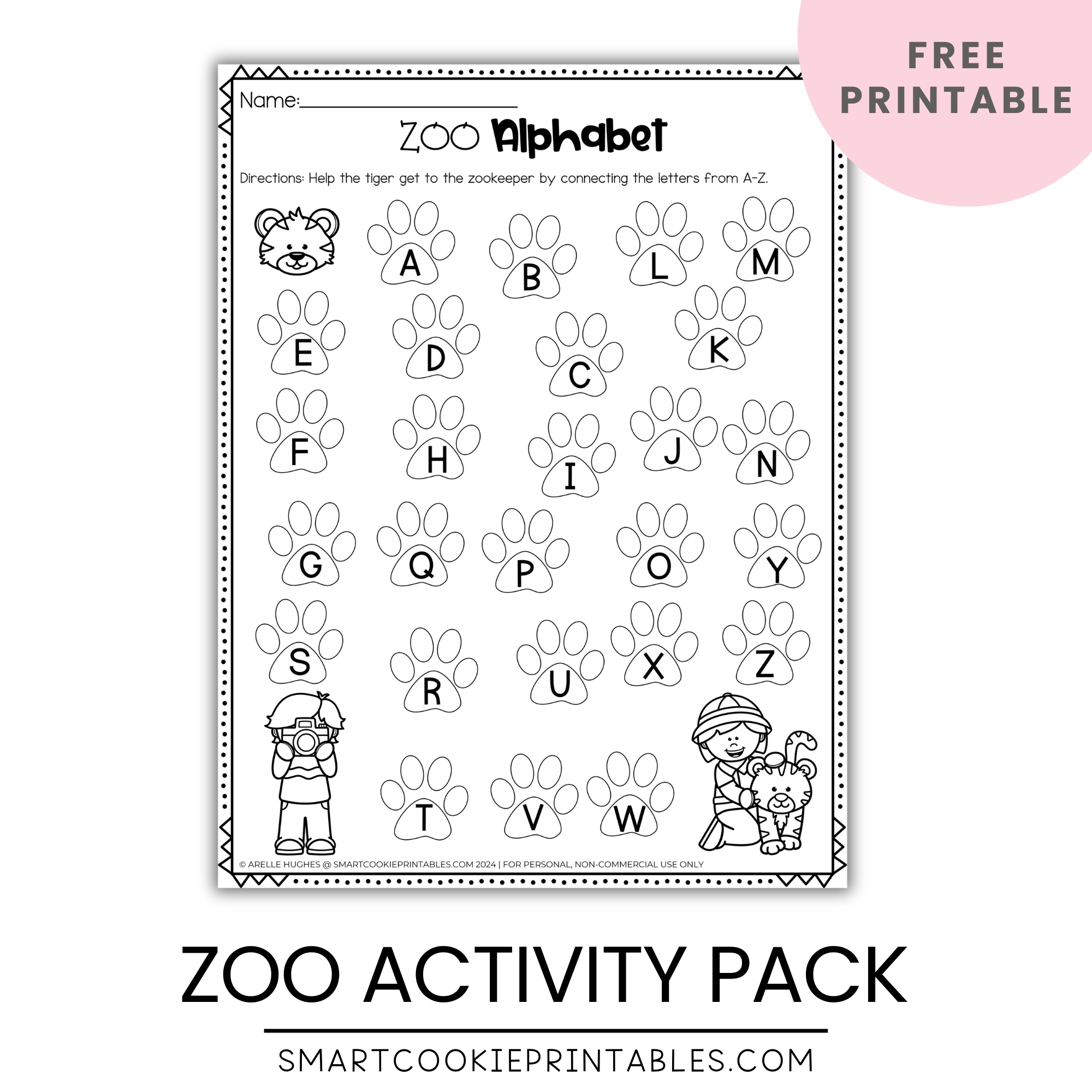 10 Zoo Animal Worksheets For Preschool And Kindergarten Free 