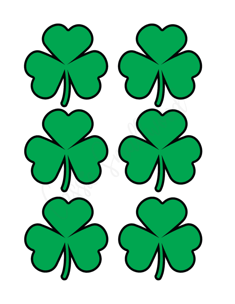 Shamrock Template Free Printable