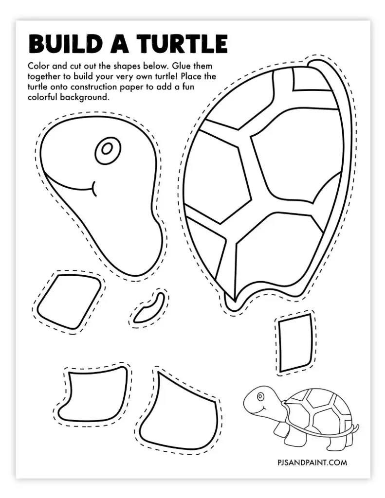 120 Free Printable Build Your Own Crafts Pjs And Paint