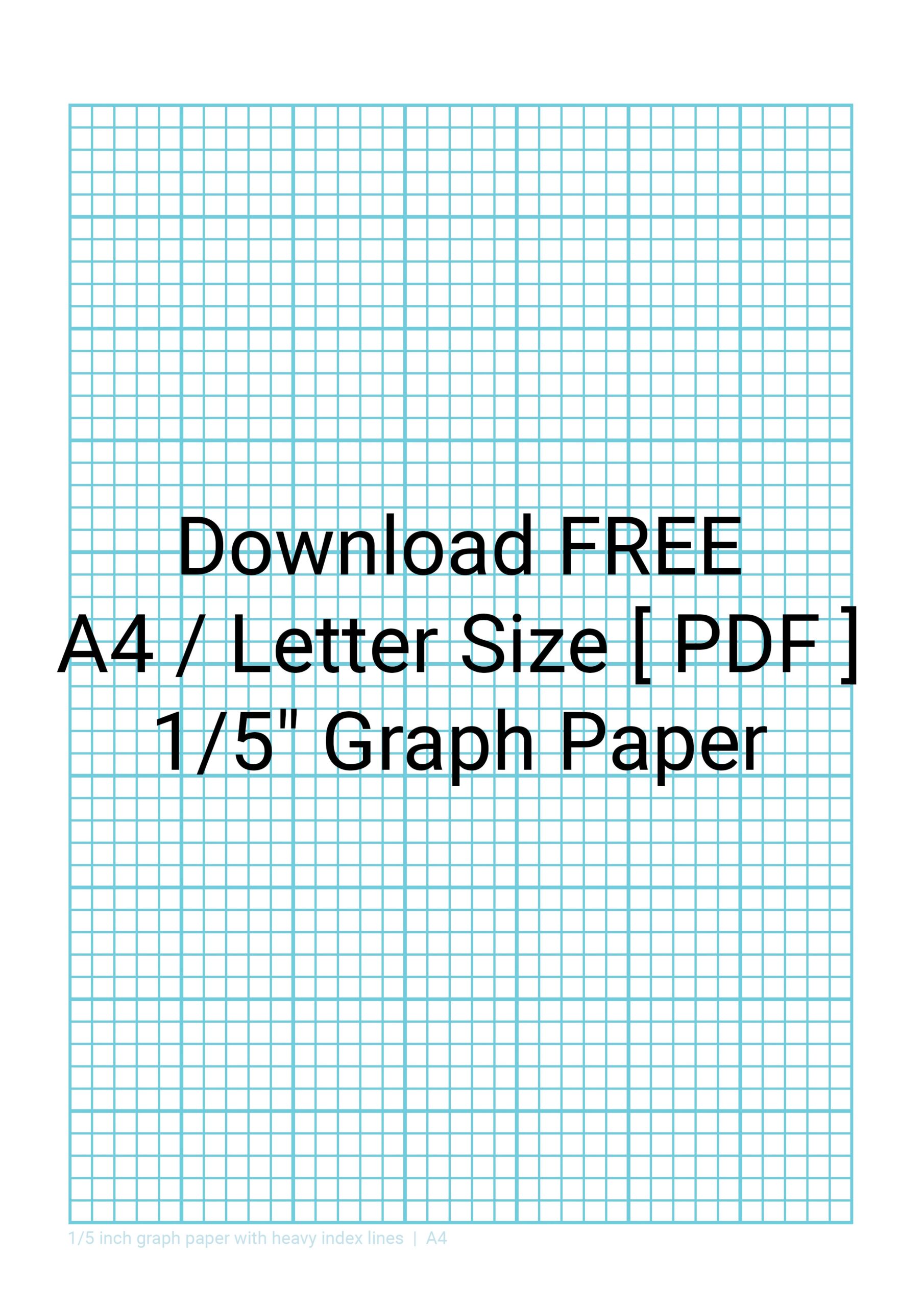 Letter Size Graph Paper