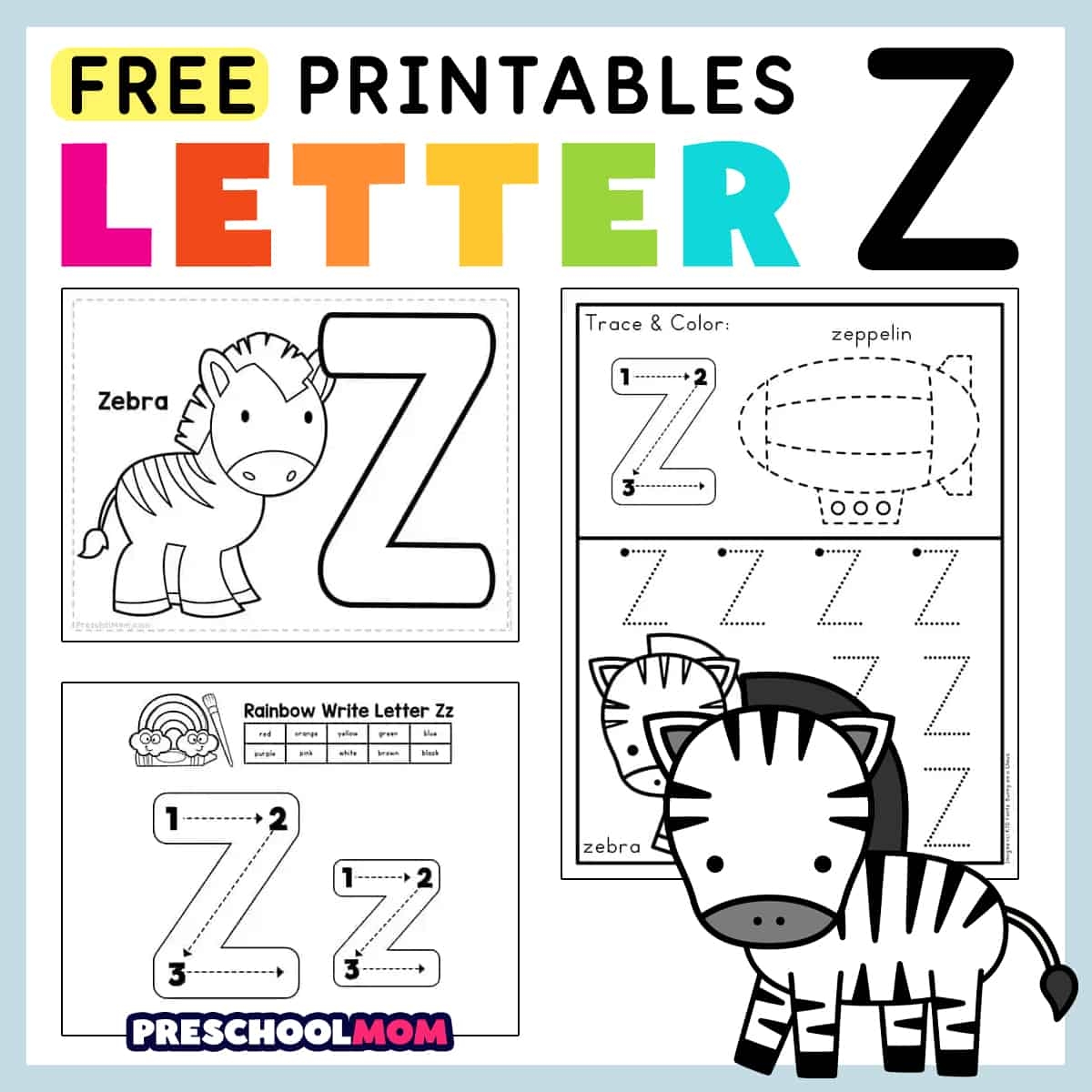 15 Letter Z Worksheets Free amp Easy Print The Simple 
