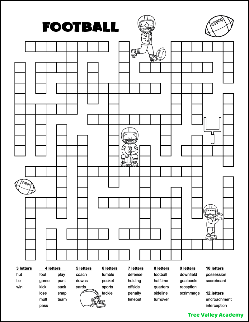 Fill In Crosswords Printable
