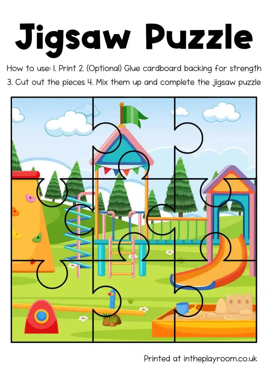 Printable Jigsaw Puzzles For Kids