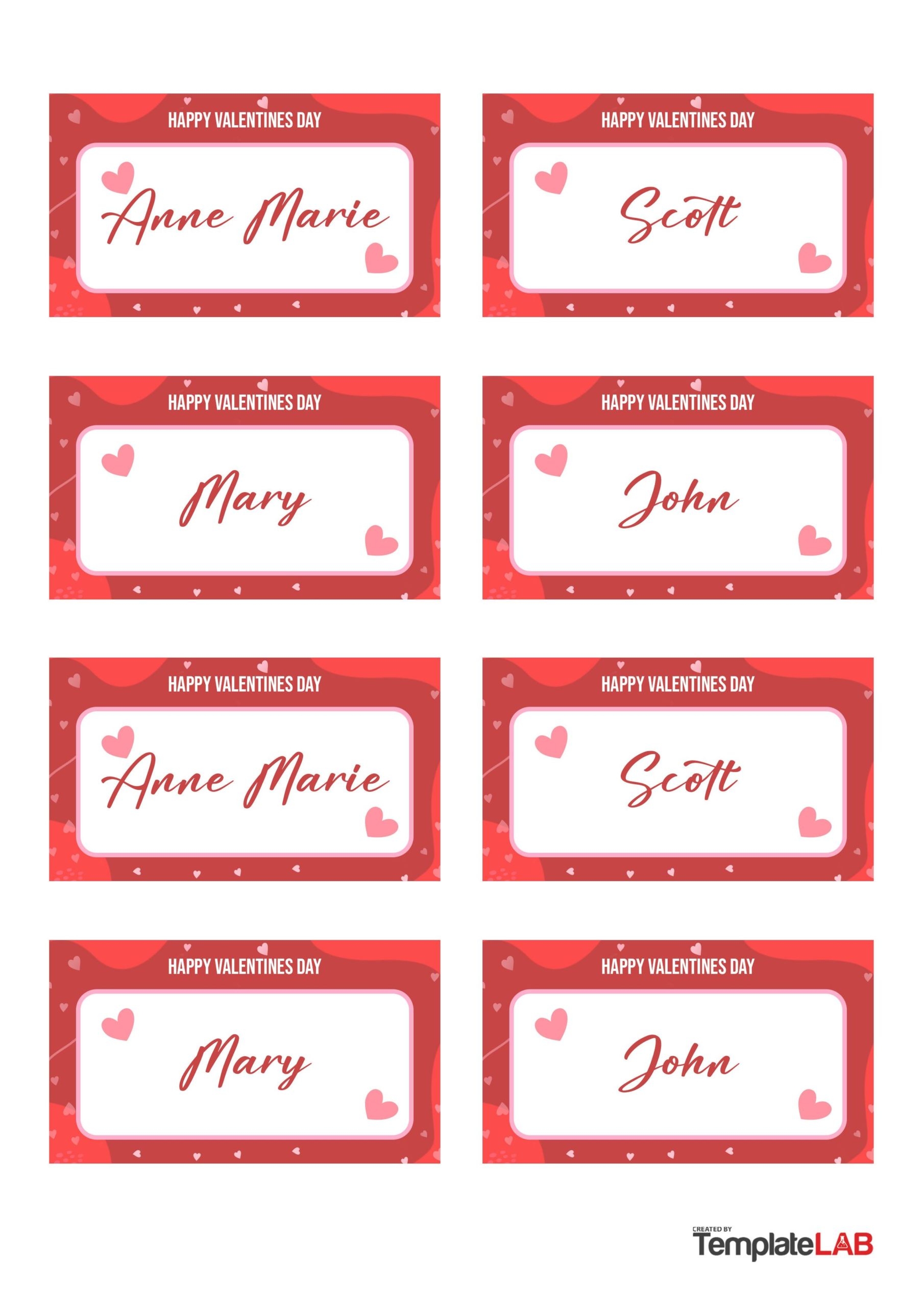 Name Tag Template Free Printable Word