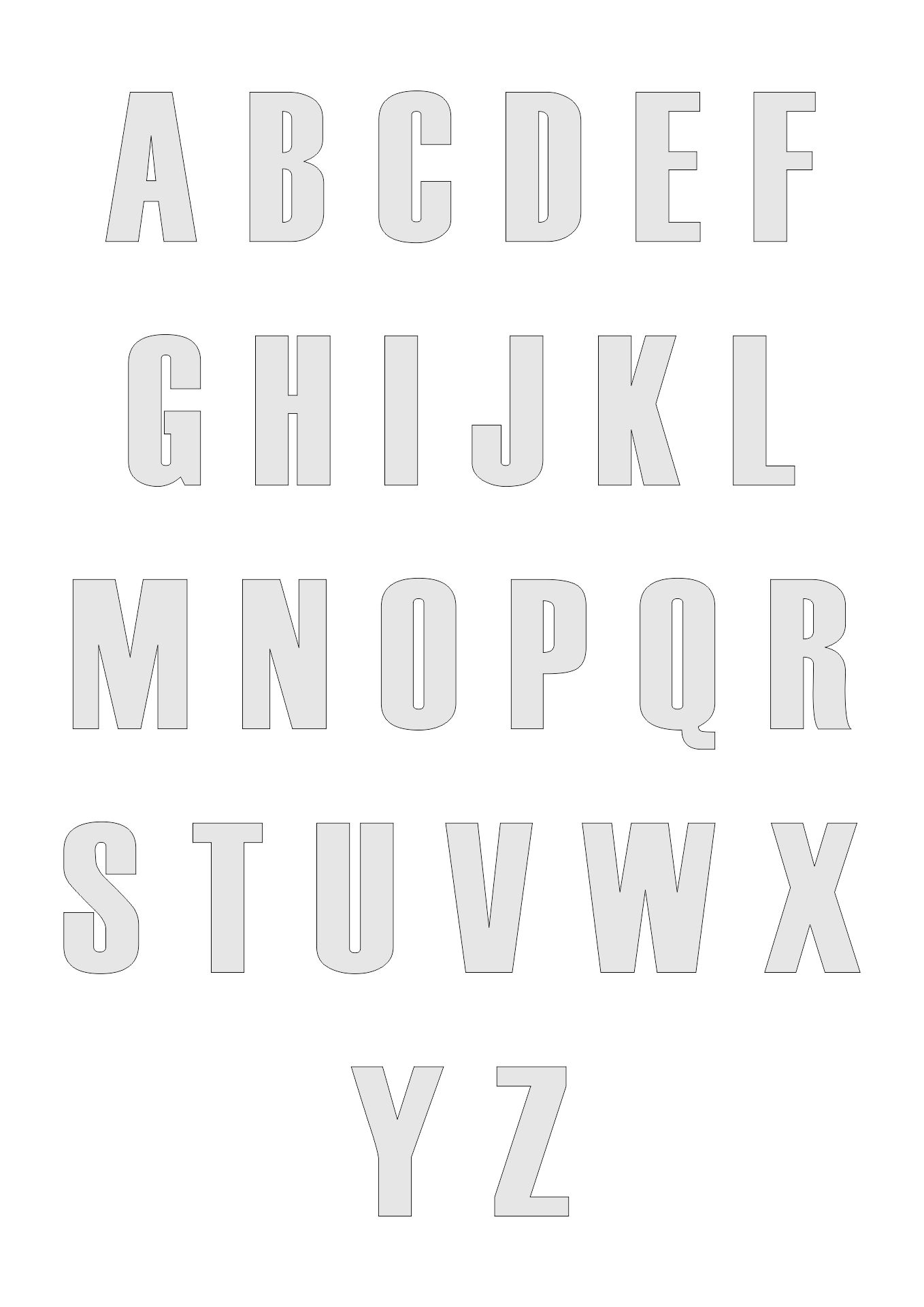2 Inch Alphabet Letters 20 Free PDF Printables Printablee