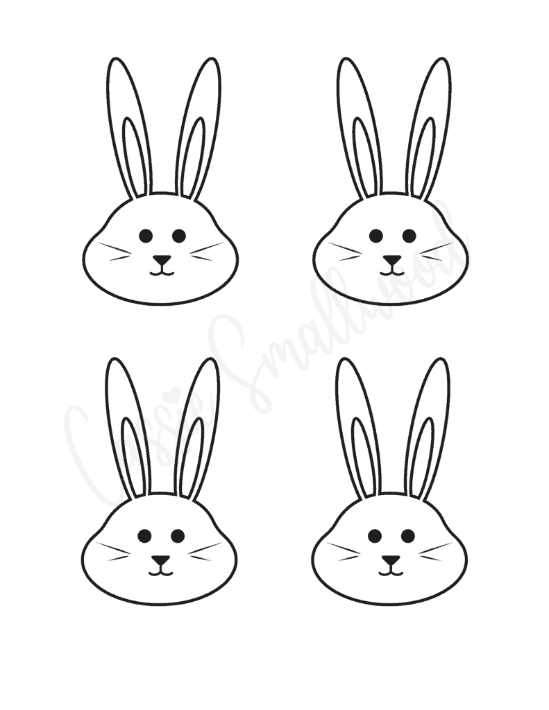 Bunny Printable Template