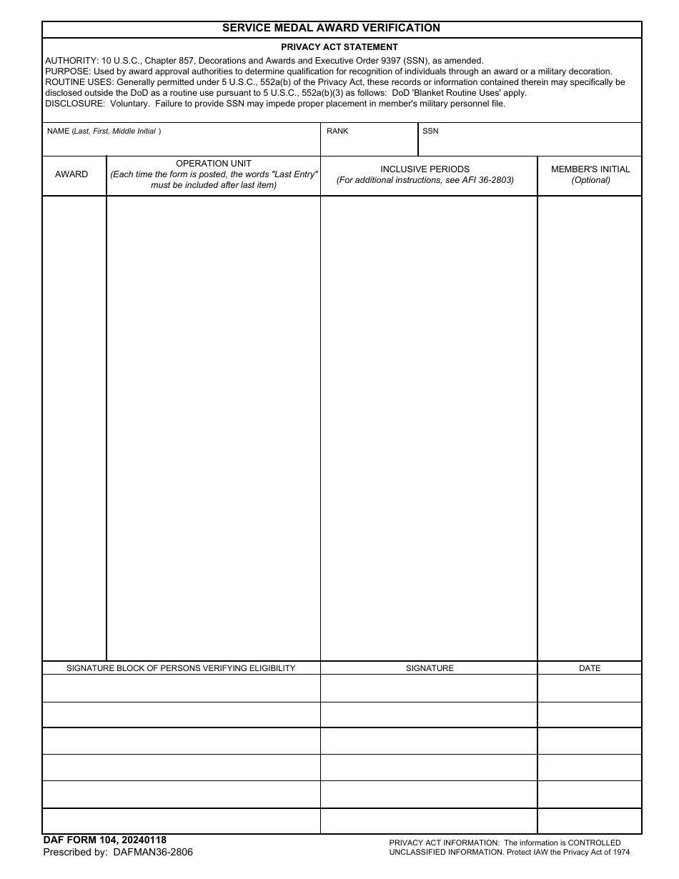 2096 Form Printable