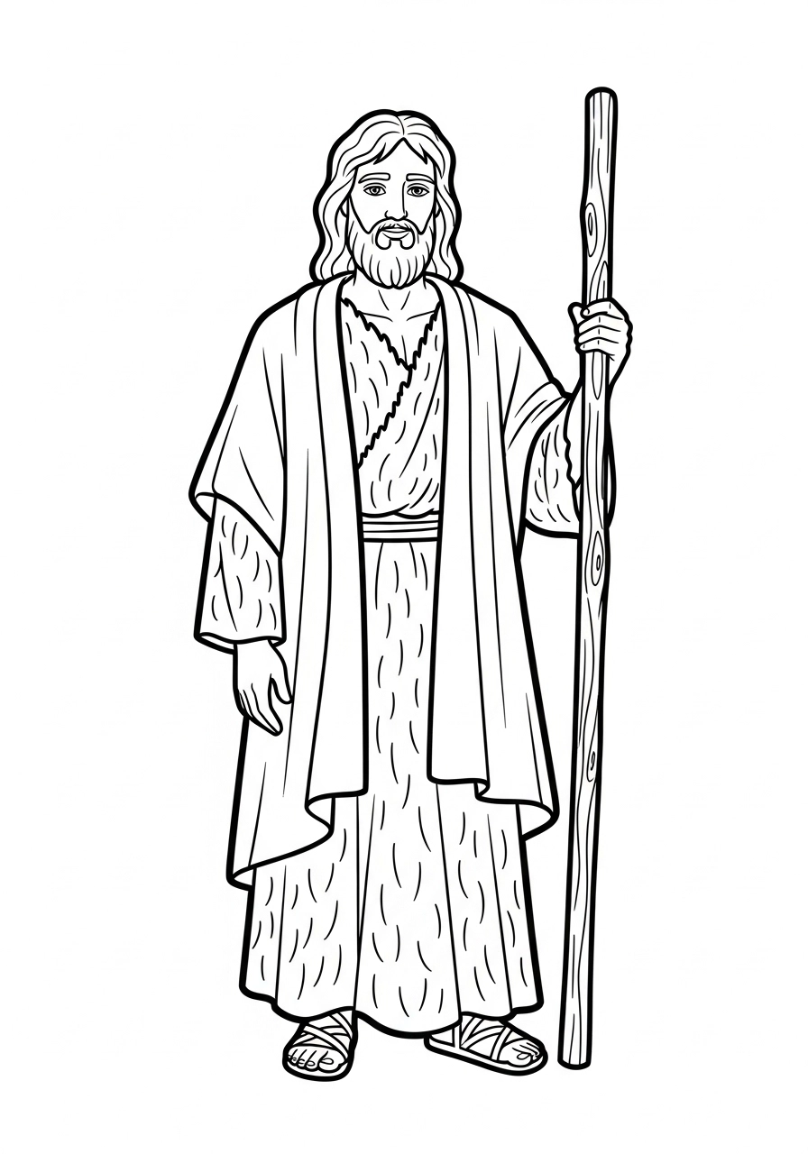 Free Printable Picture Of John The Baptist