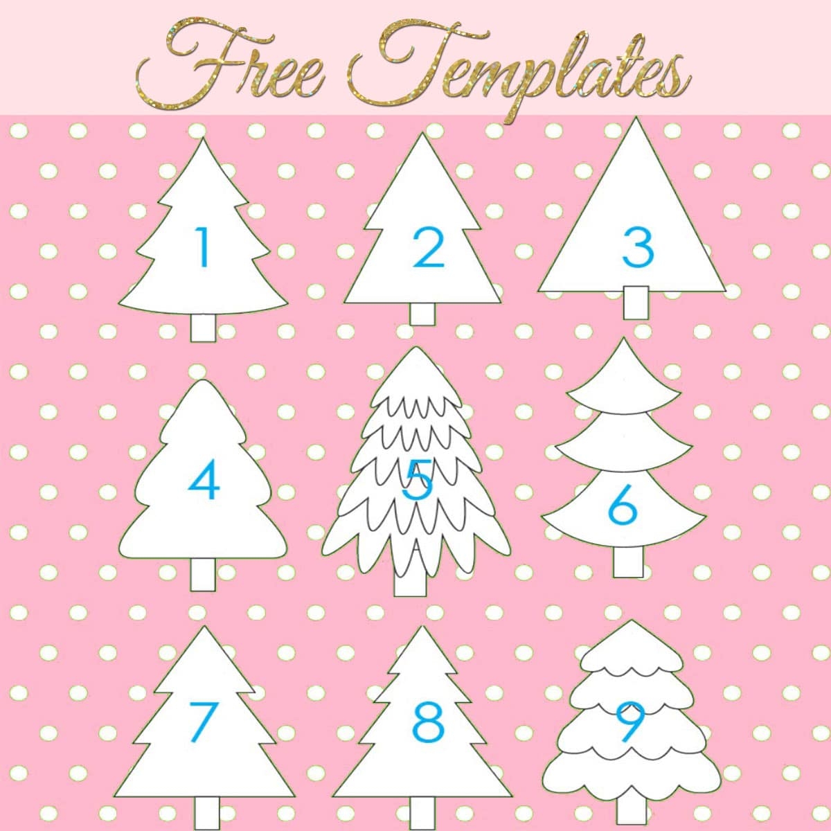 Free Printable Template Of Christmas Tree