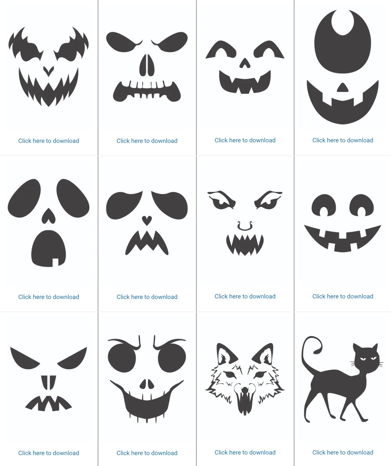 30 Pumpkin Carving Stencils For Halloween Gathered