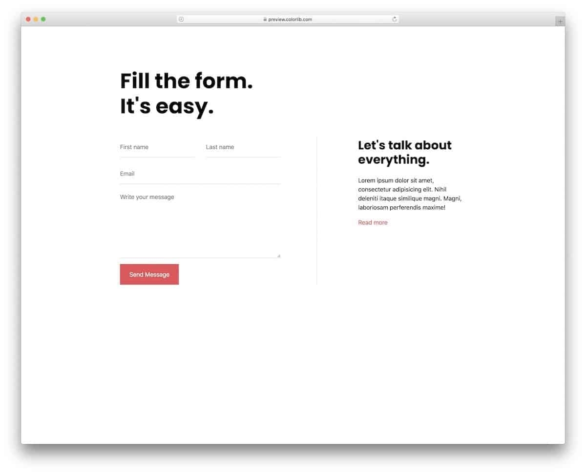 Easy Web Form Design