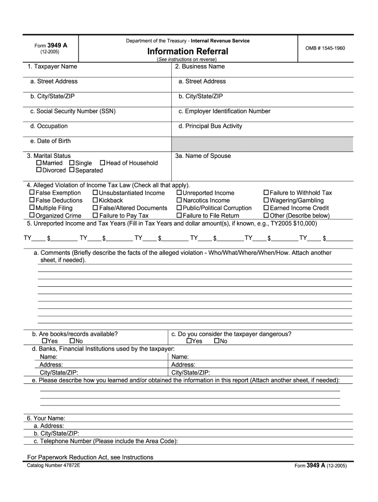 3949a Form Fill Out amp Sign Online DocHub