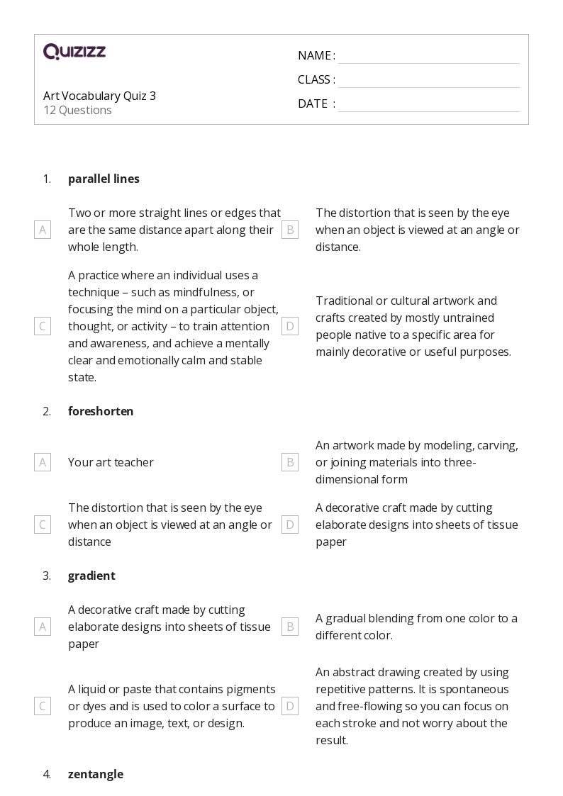 50 Grade 8 Worksheets On Quizizz Free amp Printable