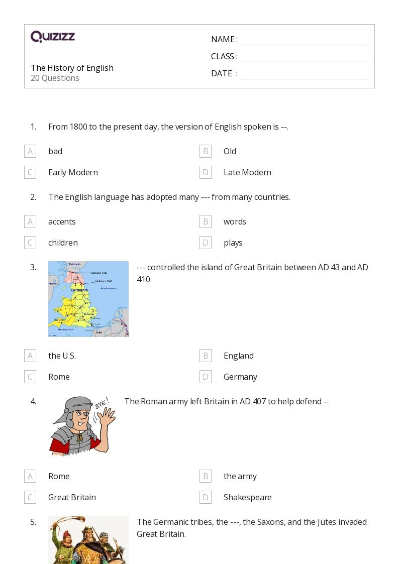 50 History Worksheets For 10th Grade On Quizizz Free amp Printable