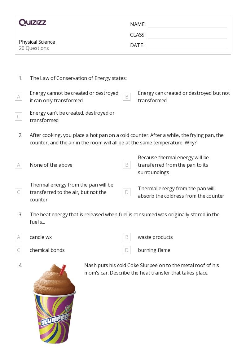 50 Science Worksheets For 8th Year On Quizizz Free amp Printable