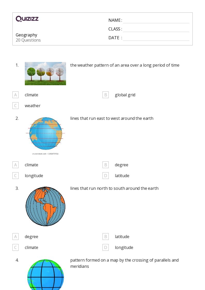 50 Social Studies Worksheets On Quizizz Free amp Printable