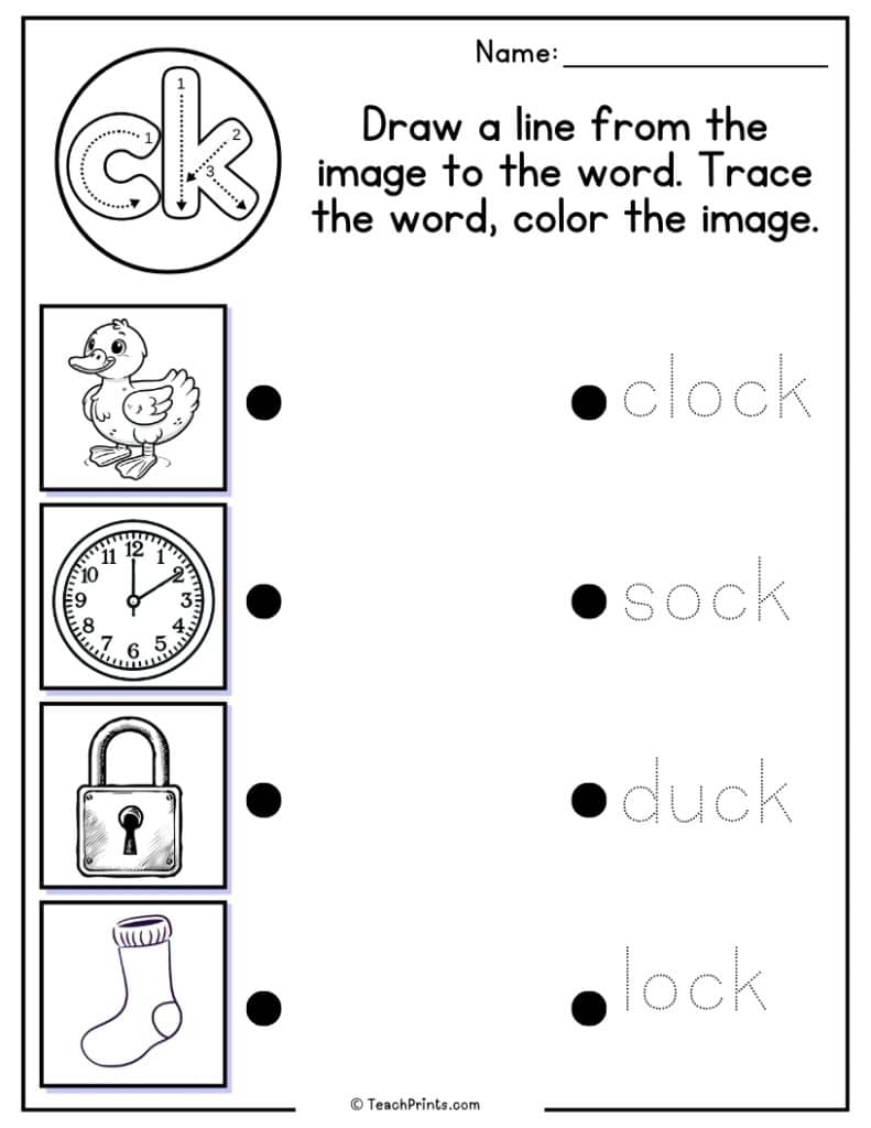Digraph Worksheets Free Printable