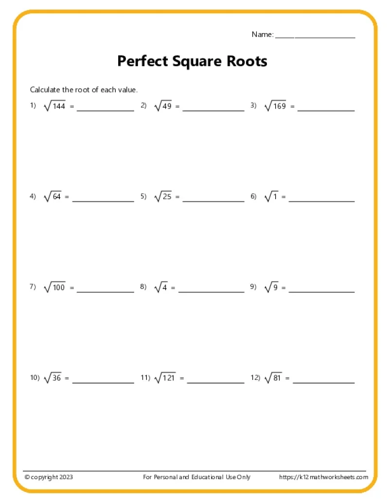 Free Printable Worksheets For 6th Grade
