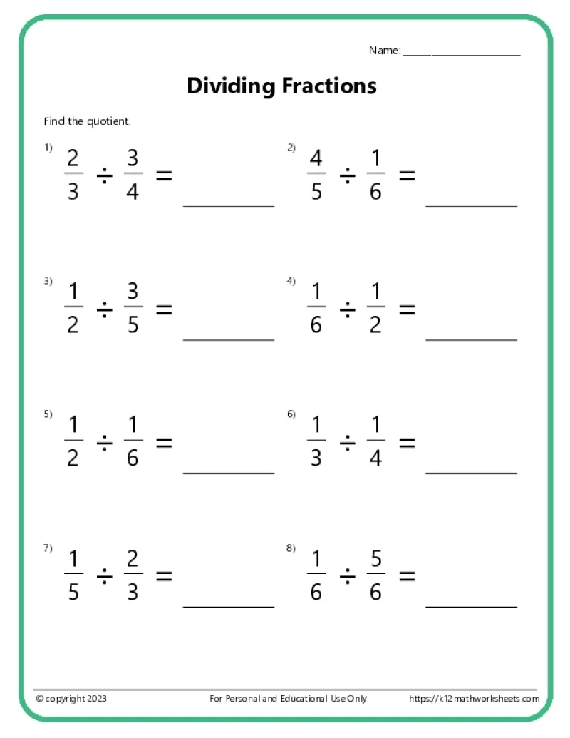 Free Printable Worksheets For 7th Graders
