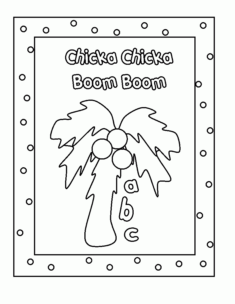 Free Printable Chicka Chicka Boom Boom Worksheets
