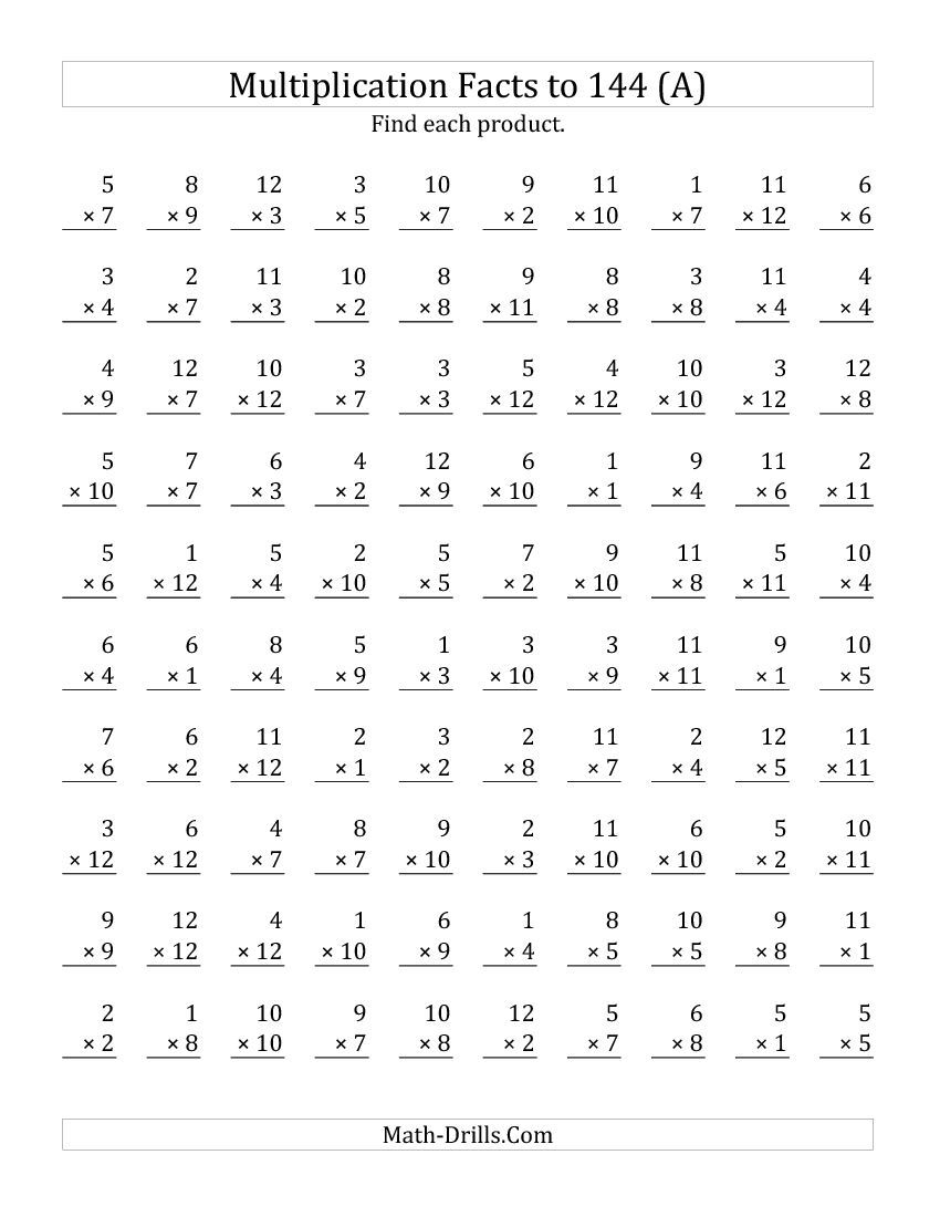8 Multiplication Worksheets Ideas Multiplication Worksheets 