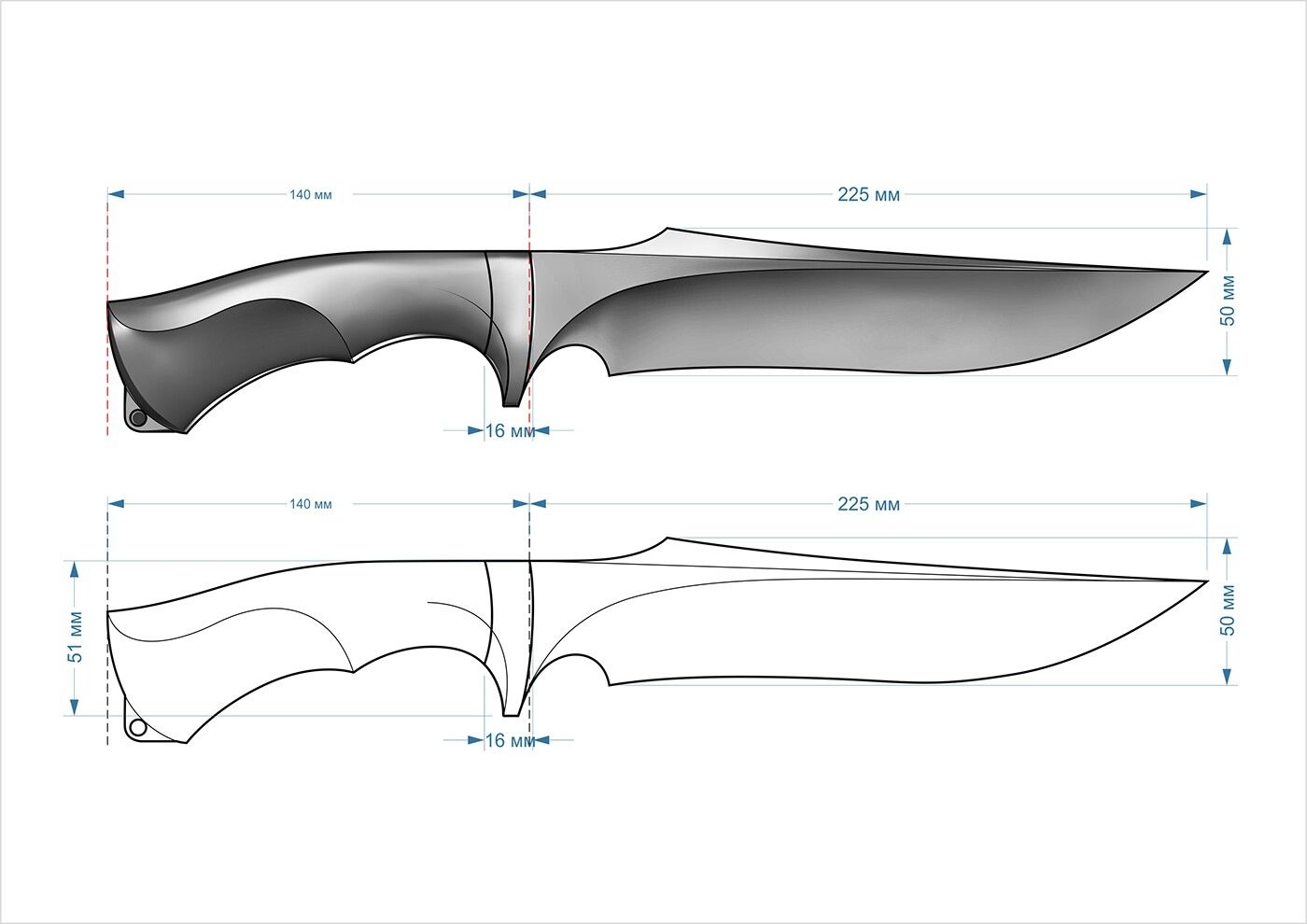 Hunting Knife Templates To Print