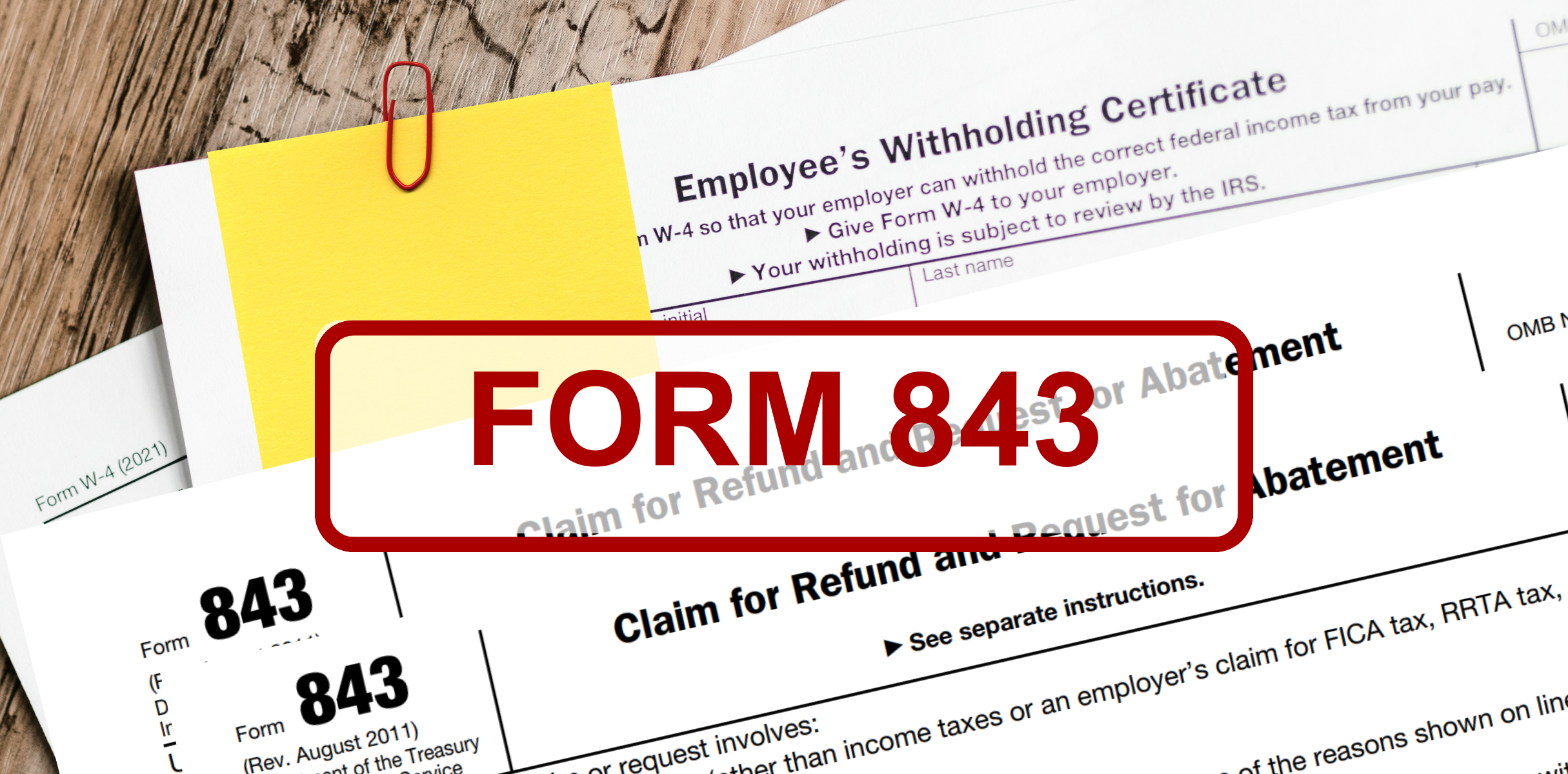 A Quick Guide To IRS Form 843 Florida Tax Solvers