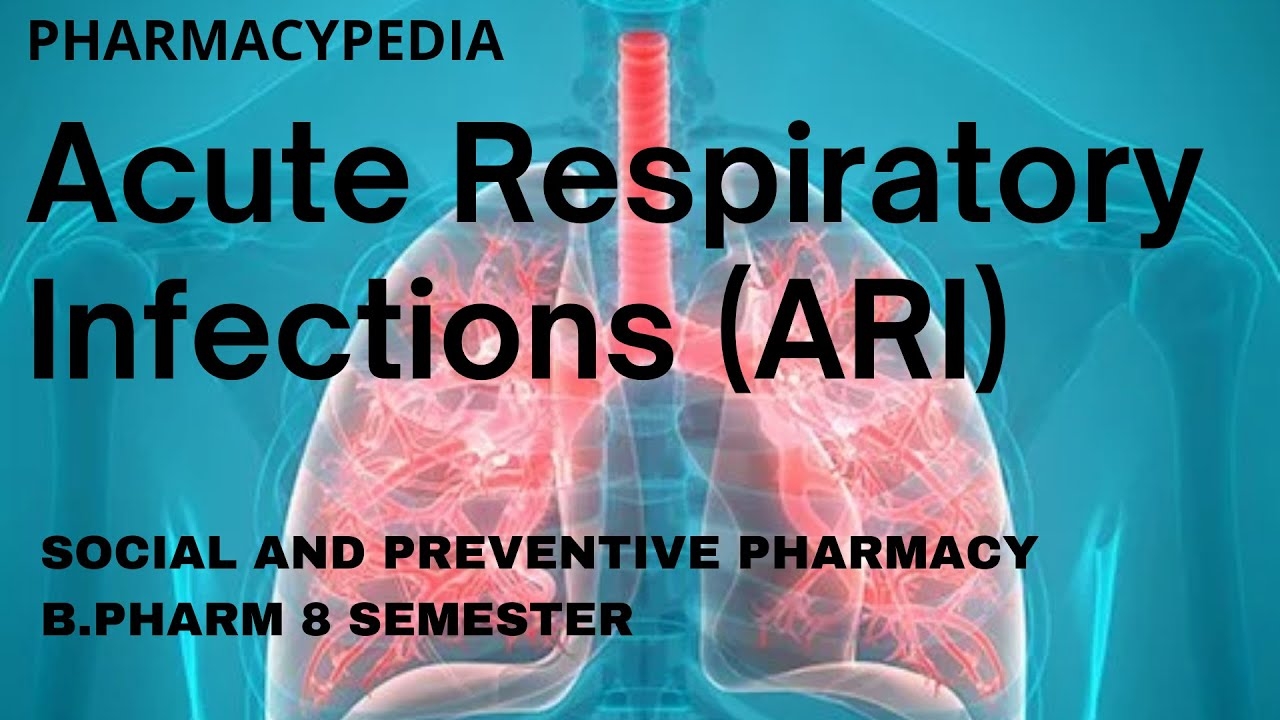 ACUTE RESPIRATORY INFECTIONS ARI UNIT II SOCIAL AND PREVENTIVE PHARMACY B PHARM 8 SEM B PHARM