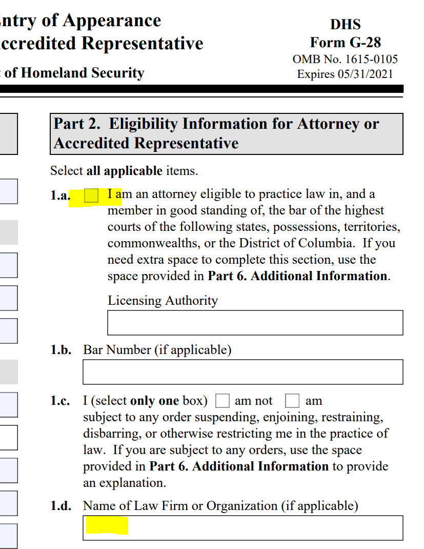 What Is Form G-28