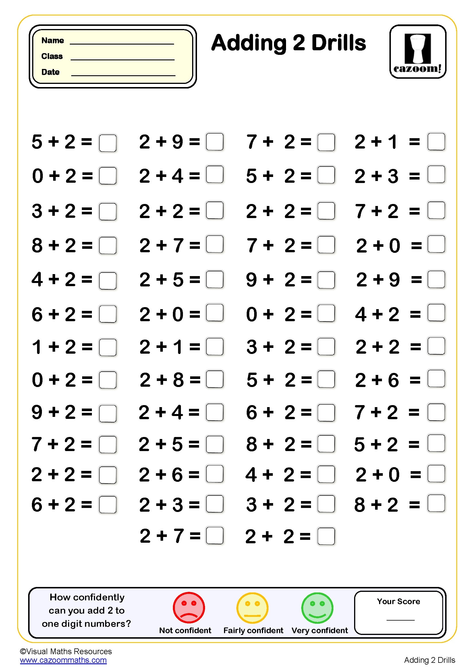 Printable Worksheets For Grade 2 Mathematics