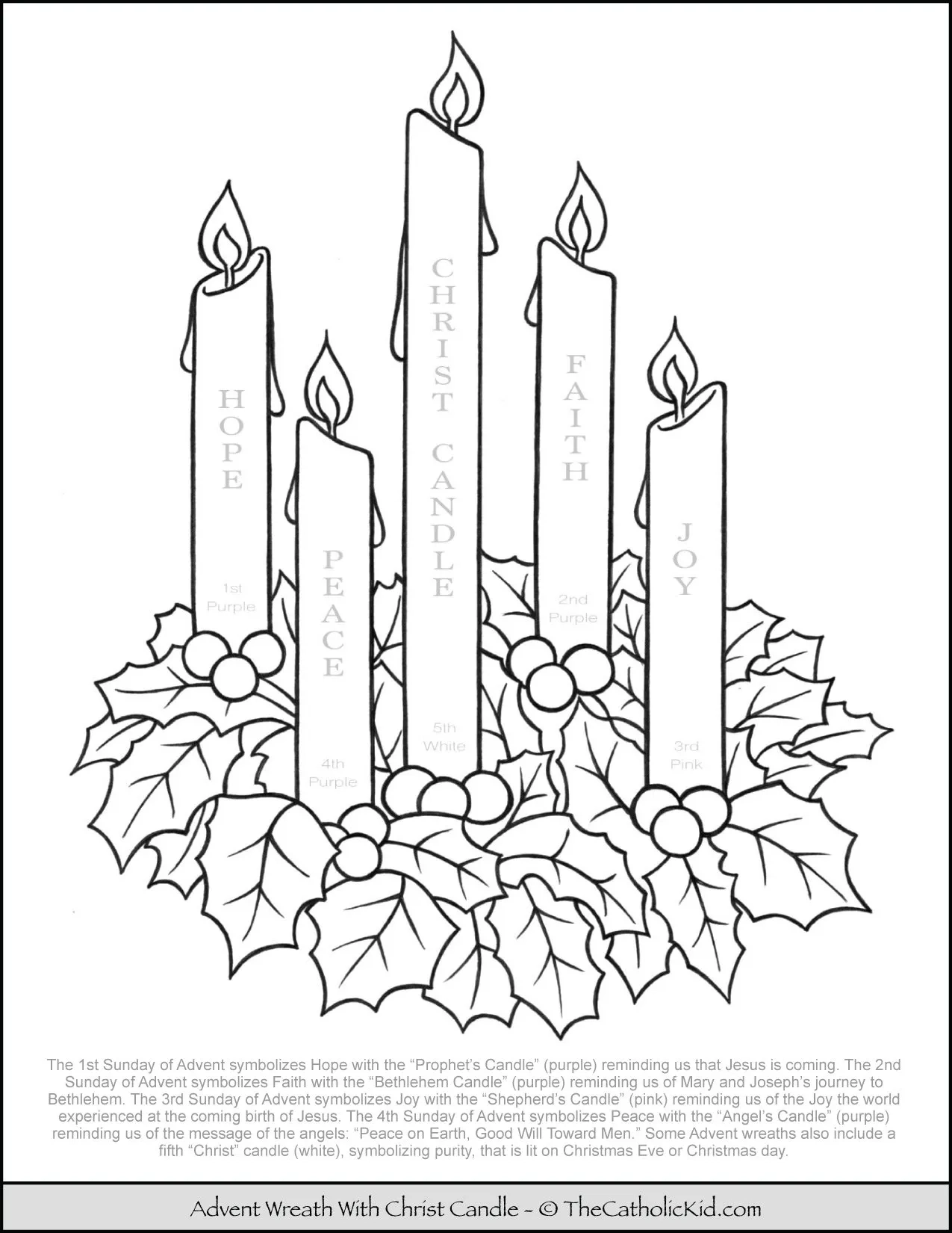Advent Wreath Download Pack TheCatholicKid