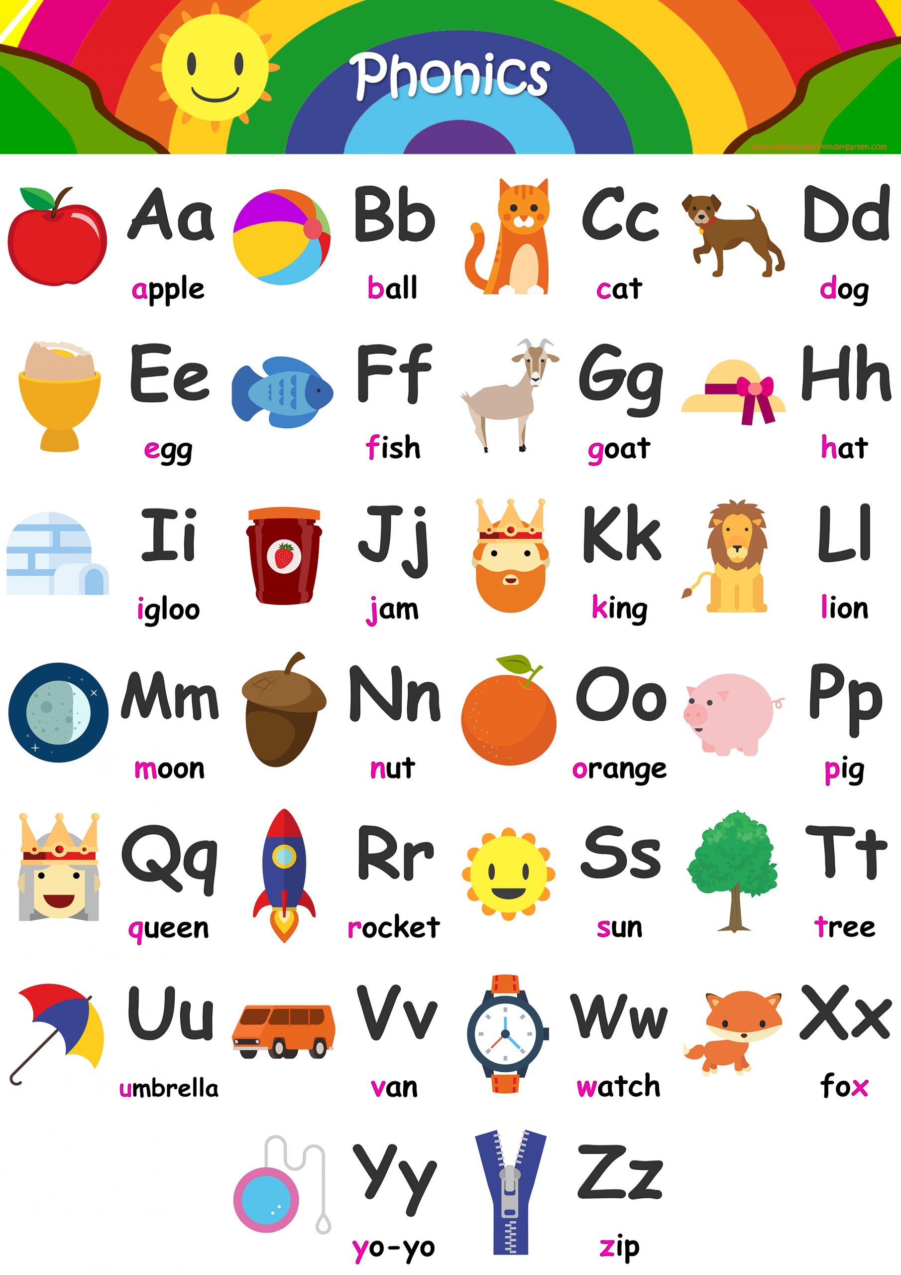 A To Z Alphabet Letters Printable