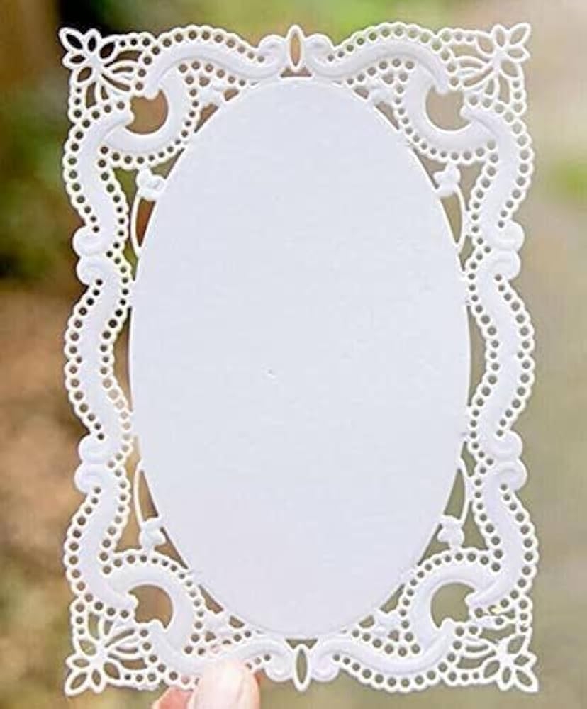 Amazon Lace Rectangular Metal Cutting Dies Embossing 