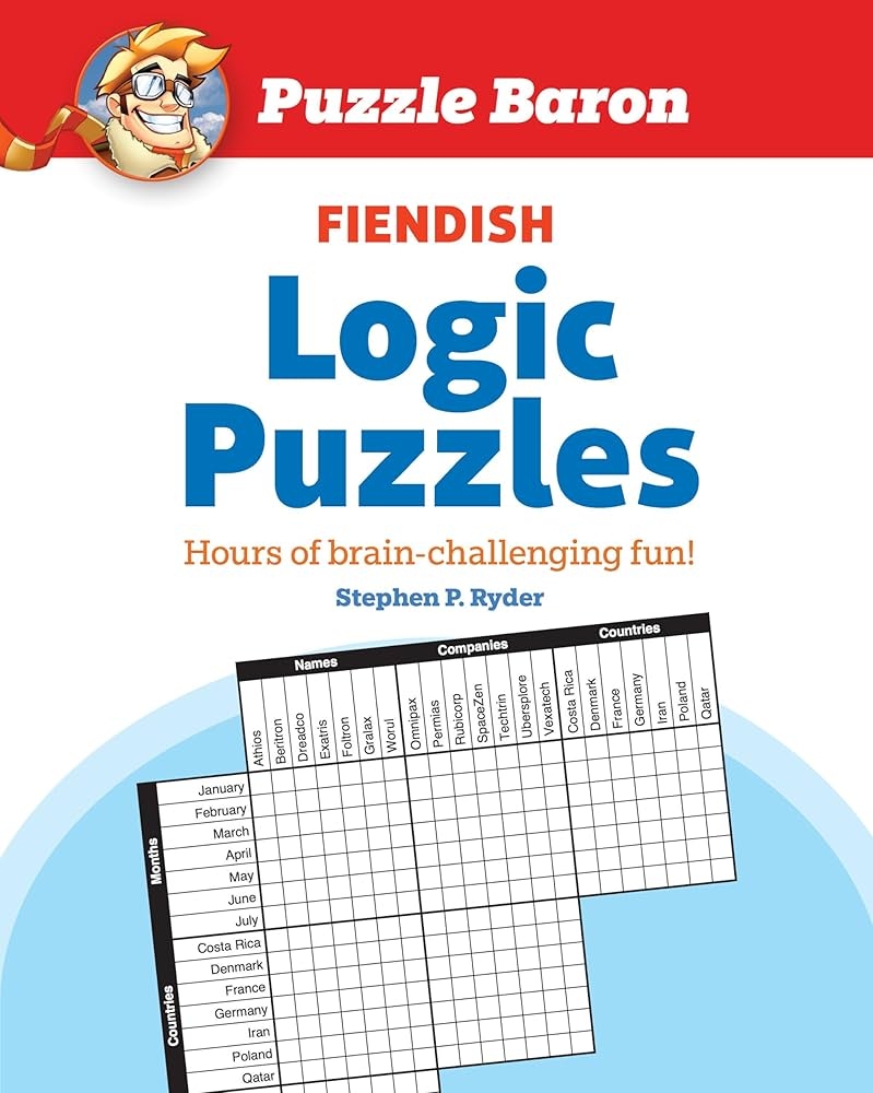 Amazon Puzzle Baron s Fiendish Logic Puzzles The Most 