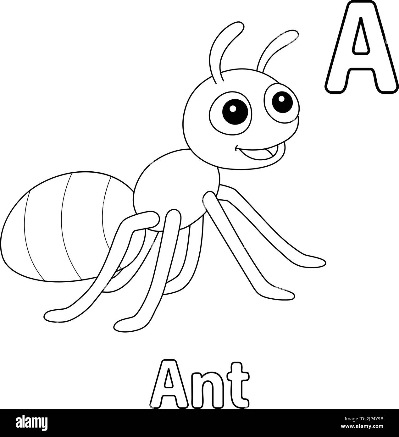 Ant Coloring Page Hi res Stock Photography And Images Alamy