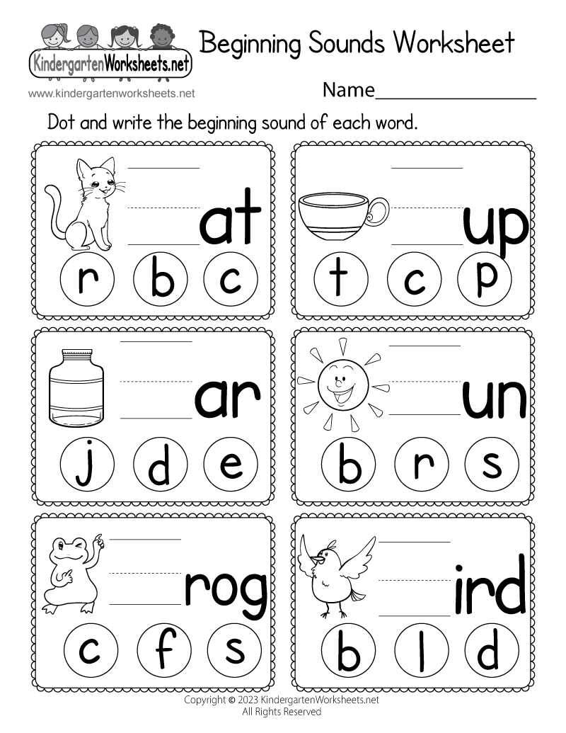 Beginning Sounds Worksheets 15 Worksheets Library Worksheets 