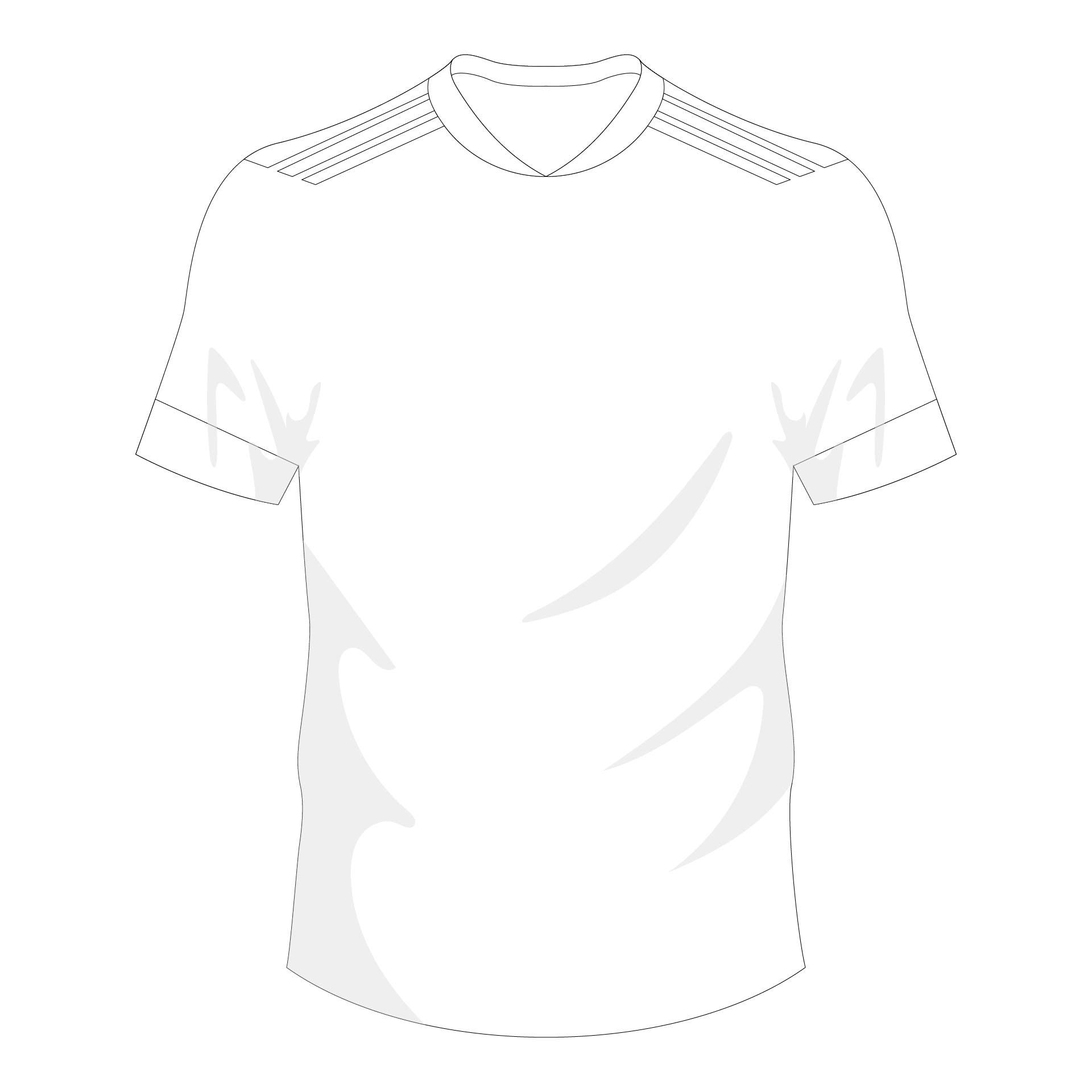 Printable Football Jersey Template