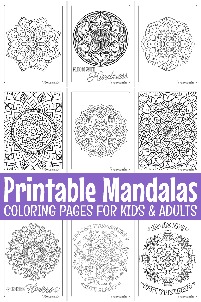 Free Printable Blank Mandala Template