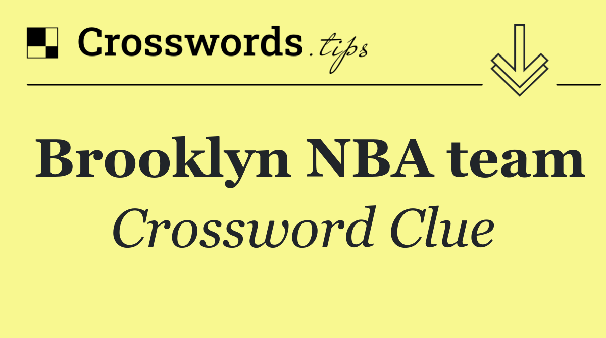 Nba Team Crossword Clue