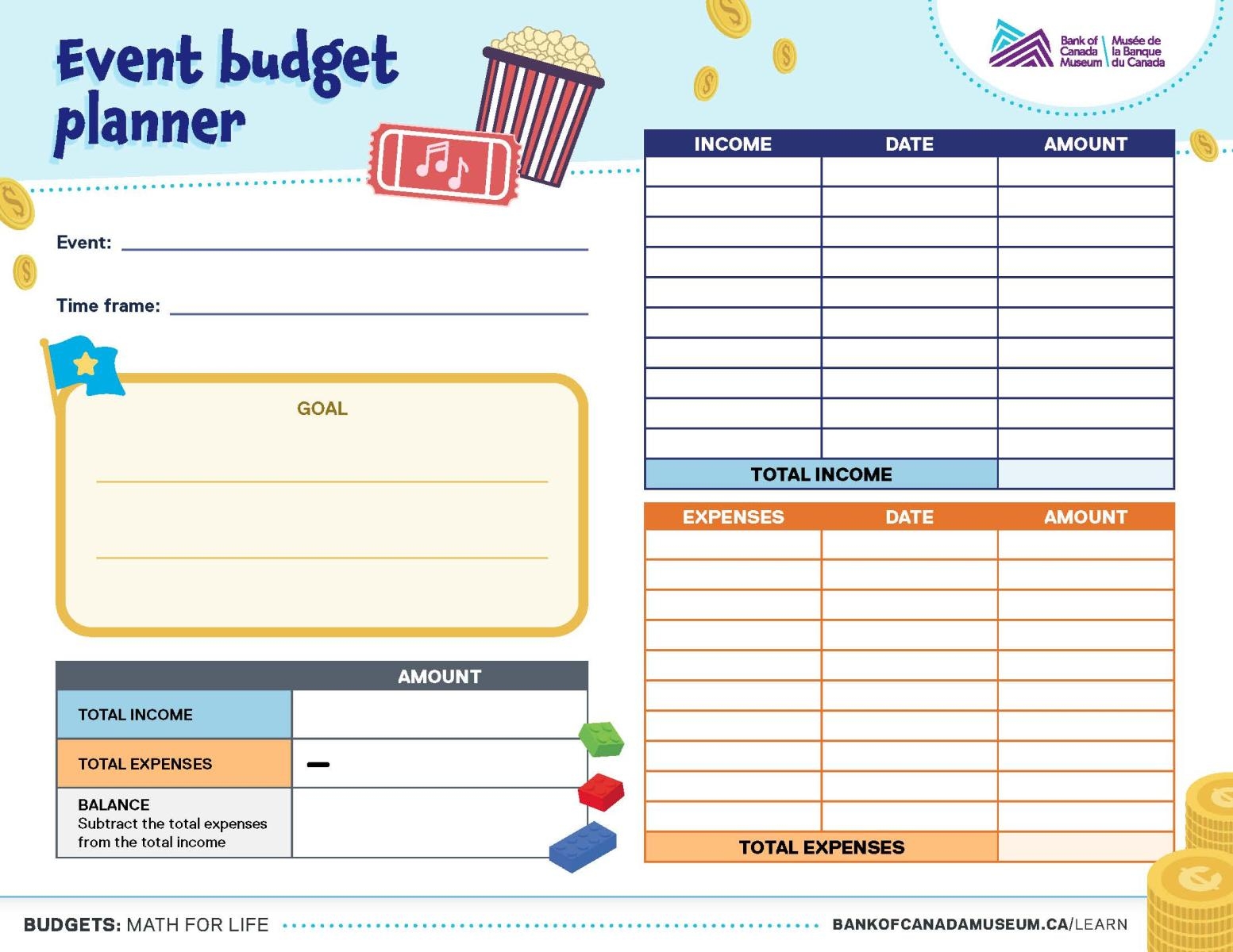 Budgets Math For Life Bank Of Canada Museum