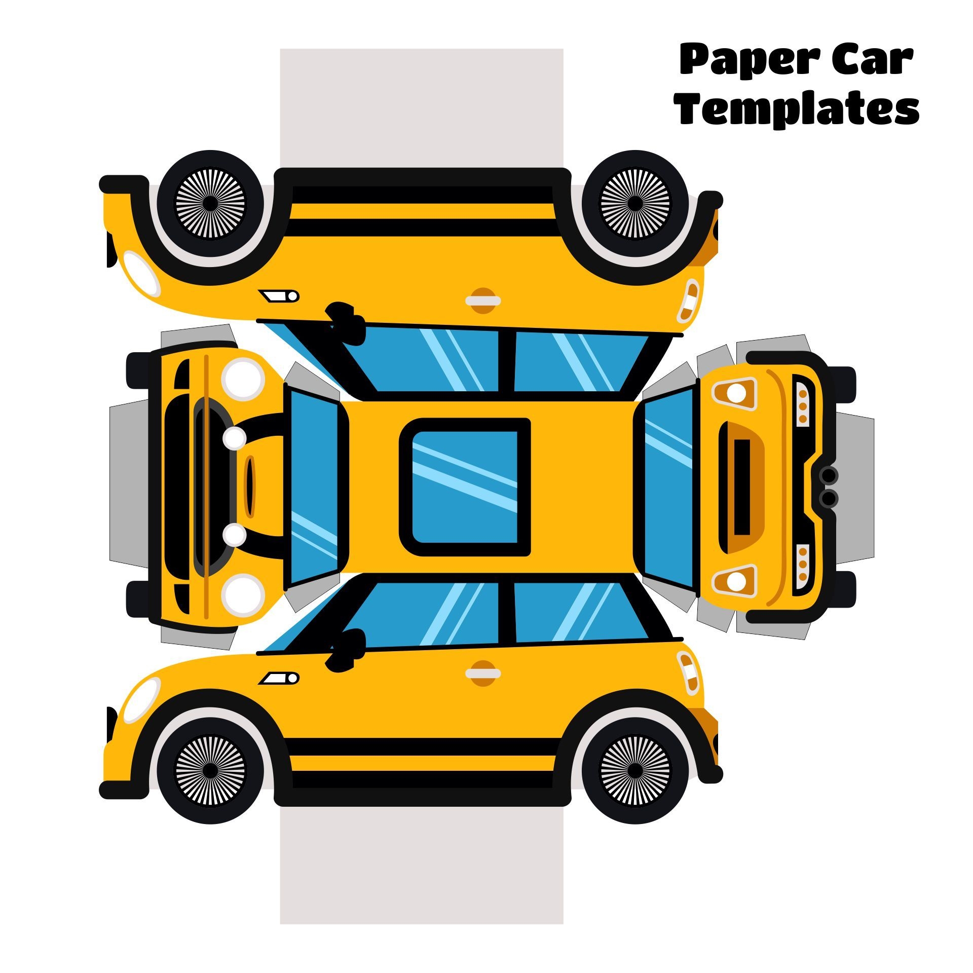 Car Template For Kids 10 Free PDF Printables Printablee