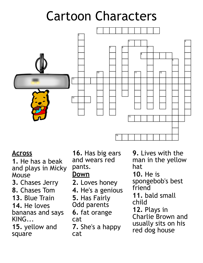 Cartoons Crosswords Word Searches Bingo Cards WordMint