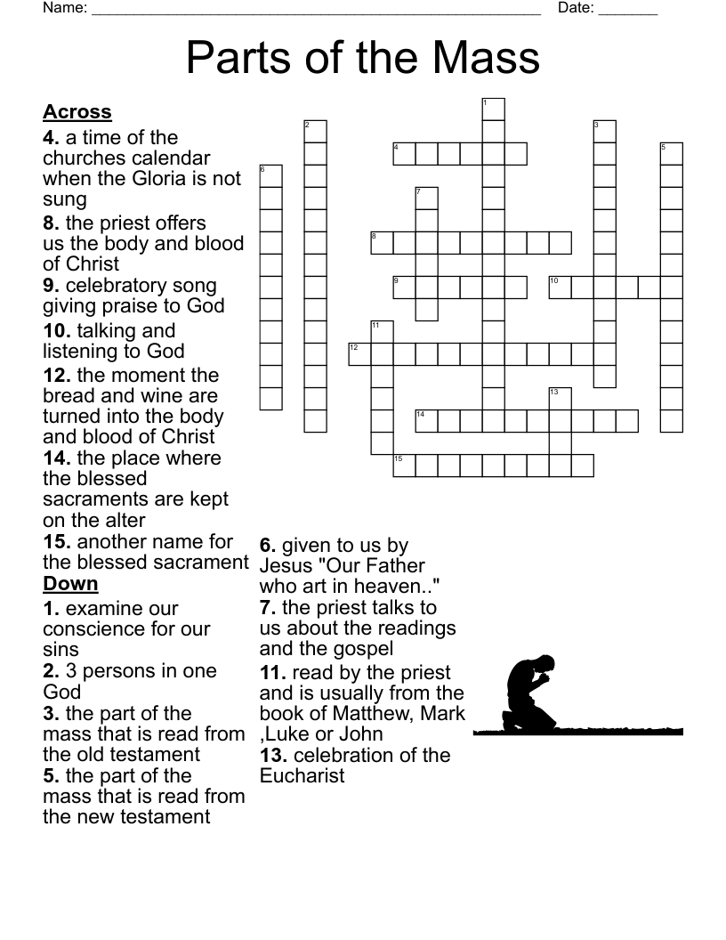 Catholic Crossword WordMint