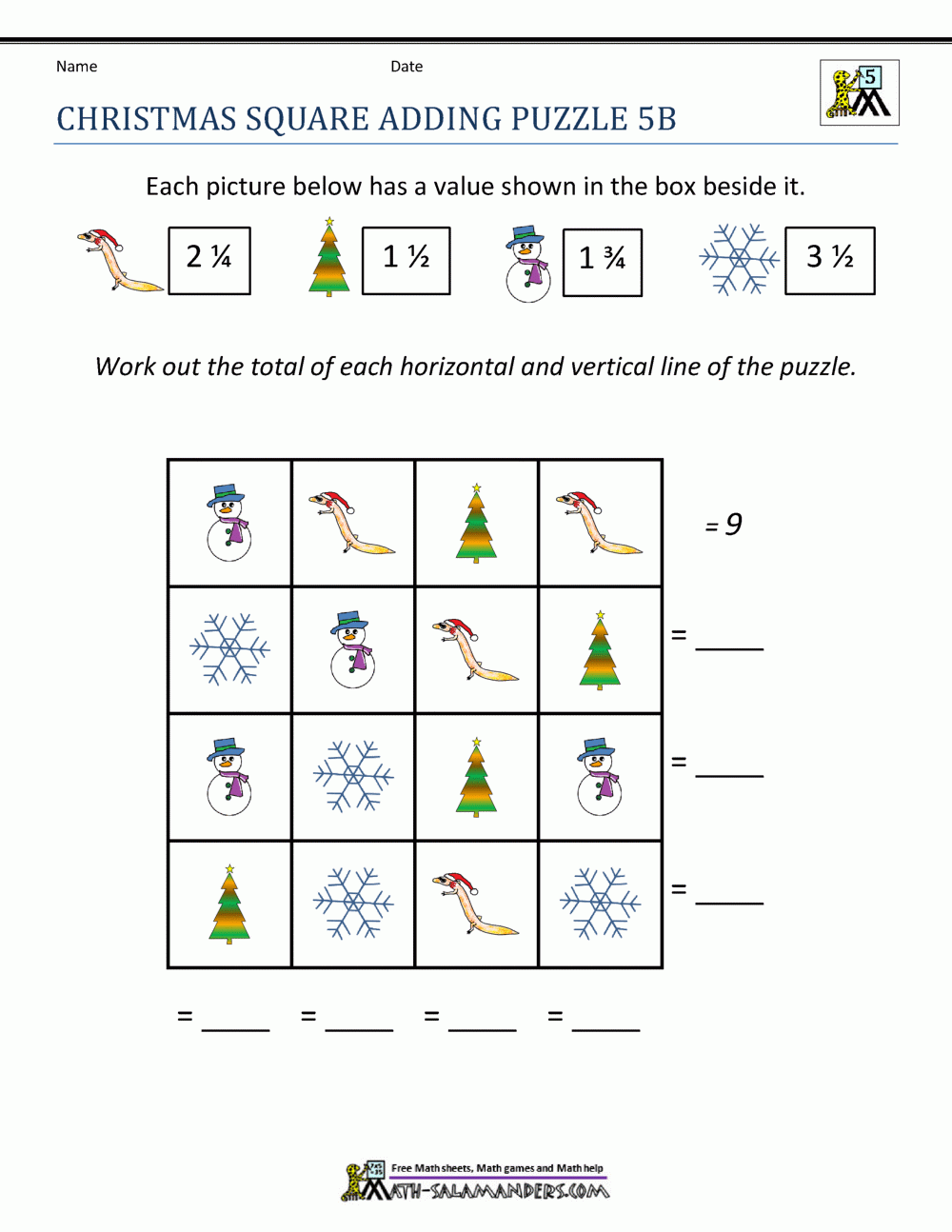 5th Grade Free Printable Worksheets