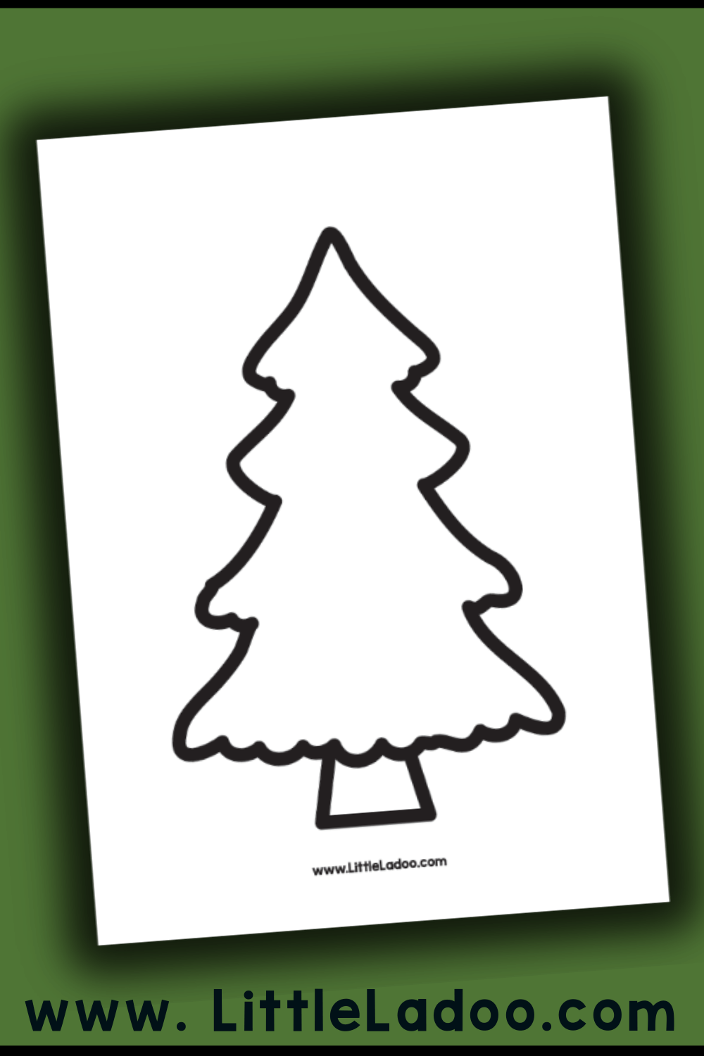 Christmas Tree Printable Template