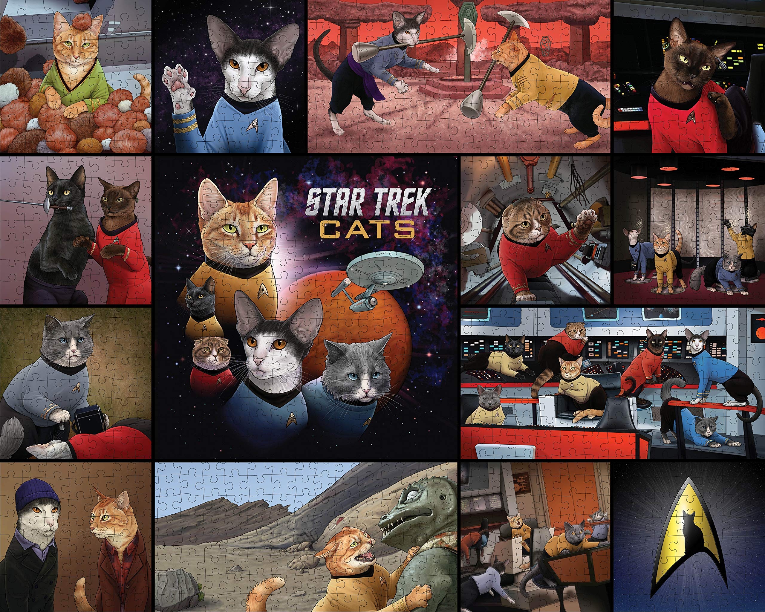 Chronicle Books 9781797212227 Star Trek Puzzle Amazon de Spielzeug