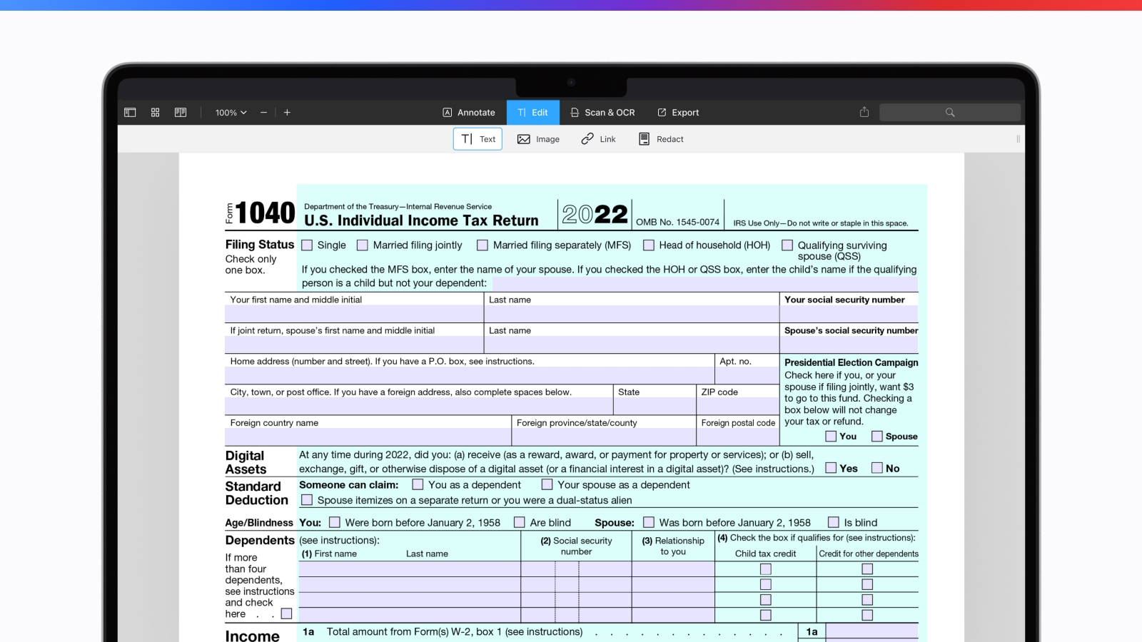 Civpen Irs Form Printable