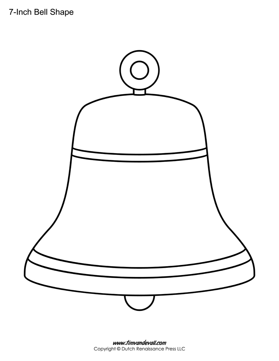 Clearance Bell Cut Out Hotsell Bell Templates Bell Shape 