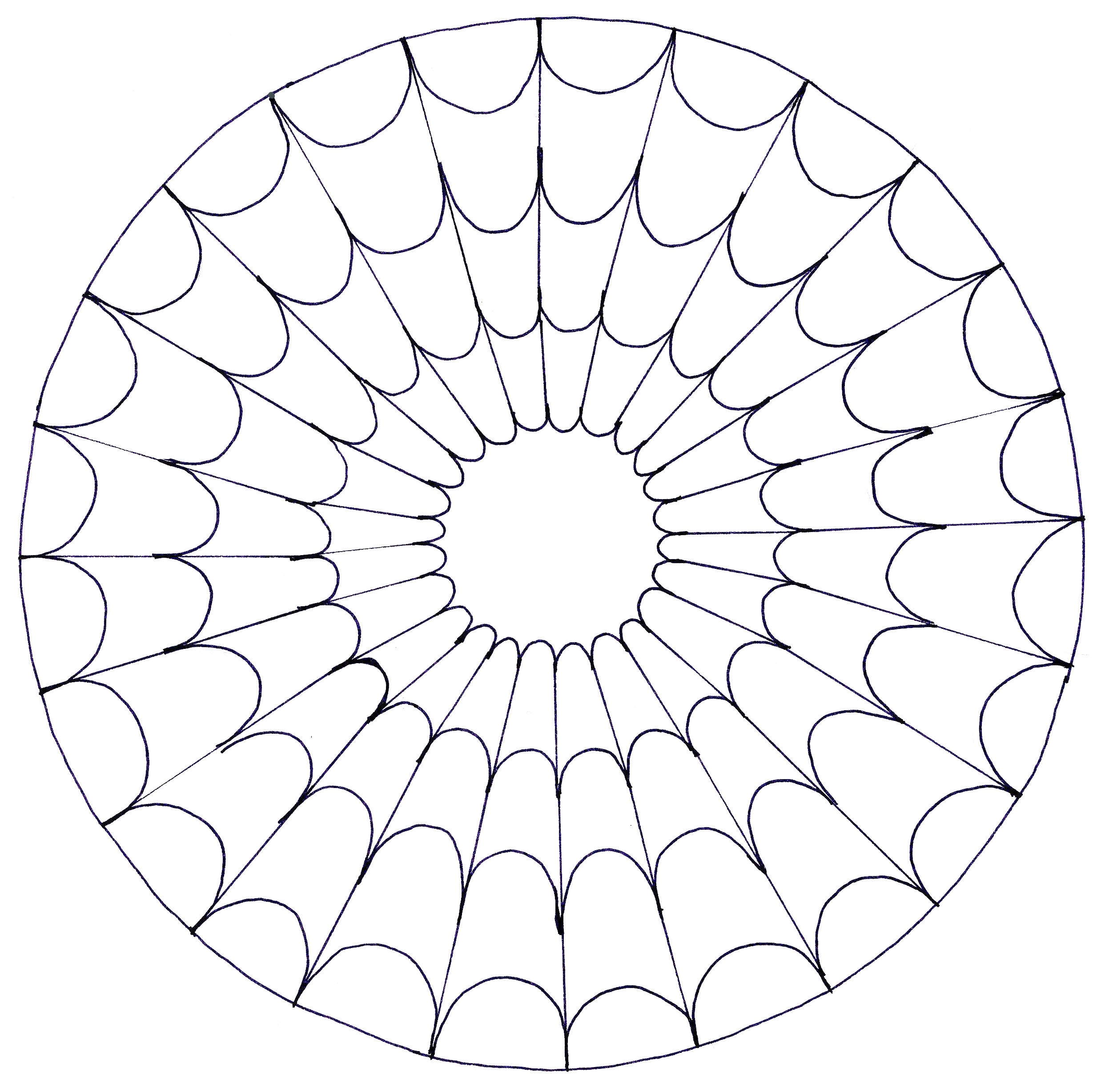 Cobweb Mandala Mandalas With Geometric Patterns